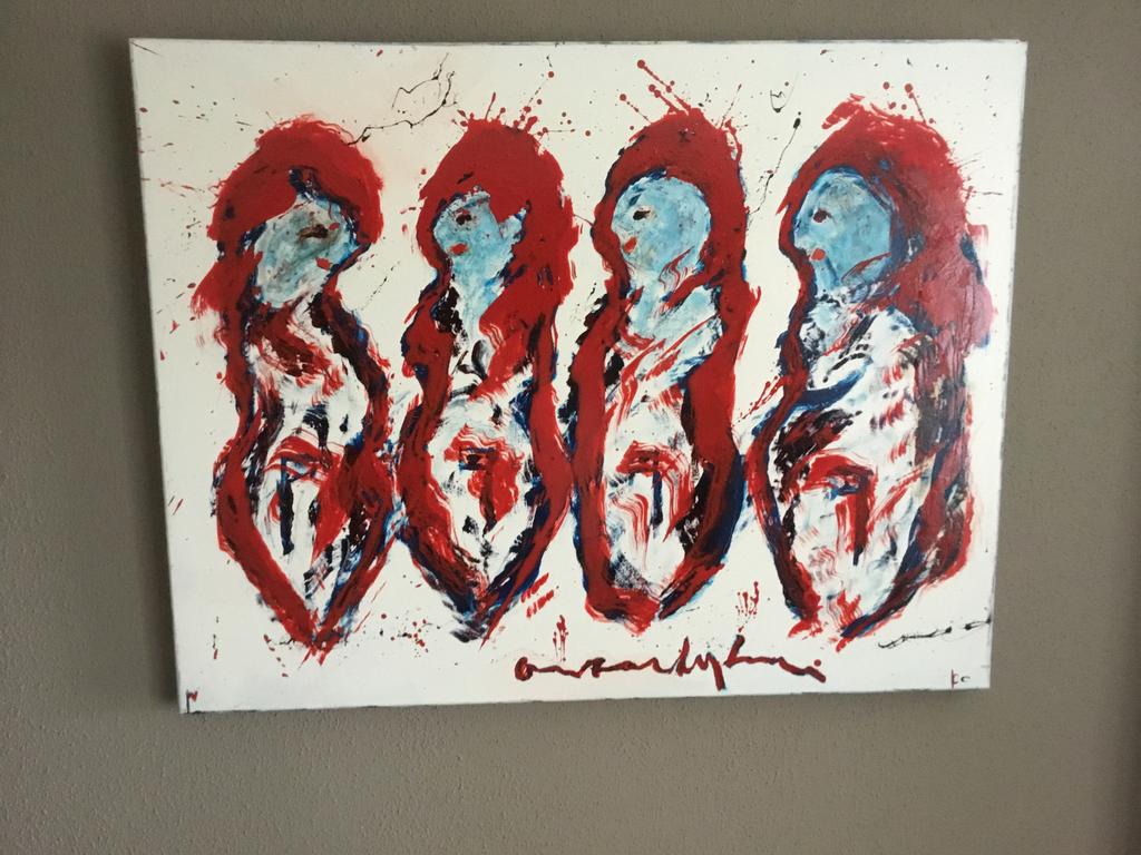 Vier vrouwen op doek naar Heyboer, Ophalen