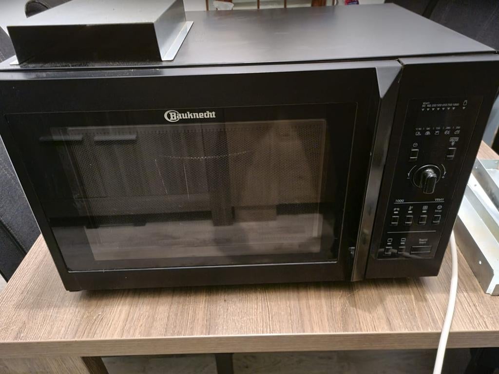 Bauknecht combimagnetron inbouw, Witgoed en Apparatuur, Magnetrons, Ophalen, Combimagnetron, Gebruikt, Inbouw