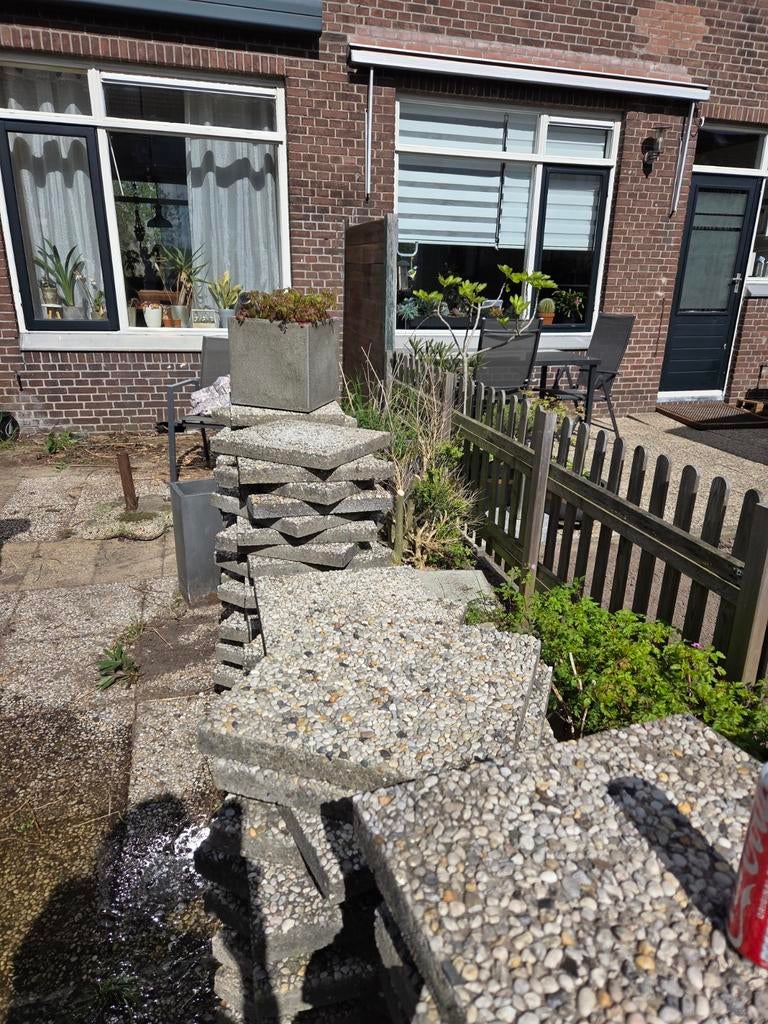 Gratis grindtegels, Ophalen, Gebruikt, Beton, Terrastegels