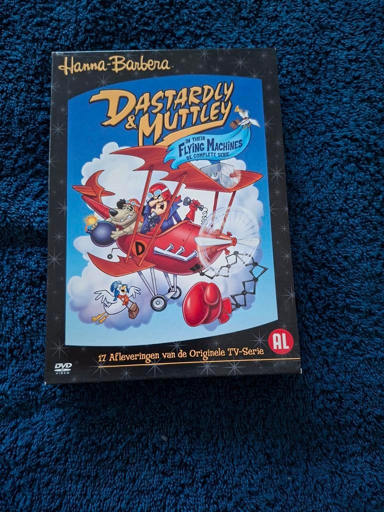 Dasterdly & Muttley in their flying machines DVD box, Cd's en Dvd's, Tekenfilm, Boxset, Ophalen of Verzenden, Zo goed als nieuw