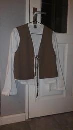 Mooie twinsset met rok, Kleding | Dames, Jurken, Bruin, Ophalen of Verzenden, Zo goed als nieuw, Knielengte