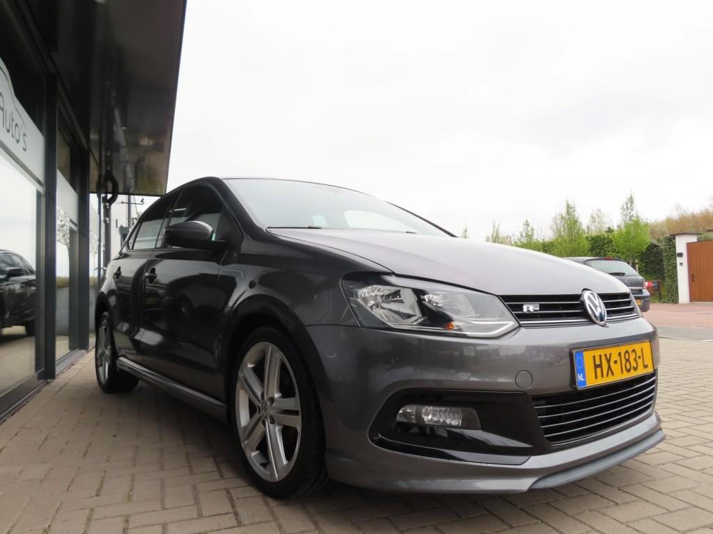 Volkswagen POLO 1.2 TSI Edition R Ecc Navi Pdc 17 Inch 2016, Auto's, Volkswagen, 21 km/l, Euro 6, 4 cilinders, Bedrijf