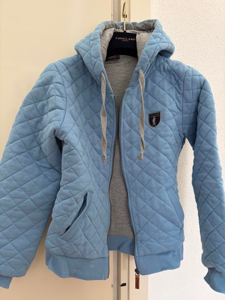 Cavallaro vest/jasje M valt als 38, Verzenden, Zo goed als nieuw, Maat 38/40 (M), Blauw