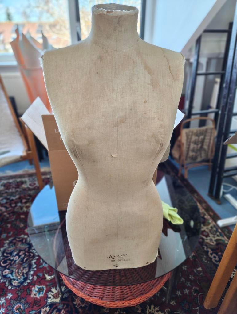 Vintage paspop torso, Ophalen