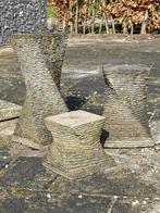 Set van 3 waterfonteinen/ornamenten, Ophalen, Gebruikt, Hardsteen, Waterornament