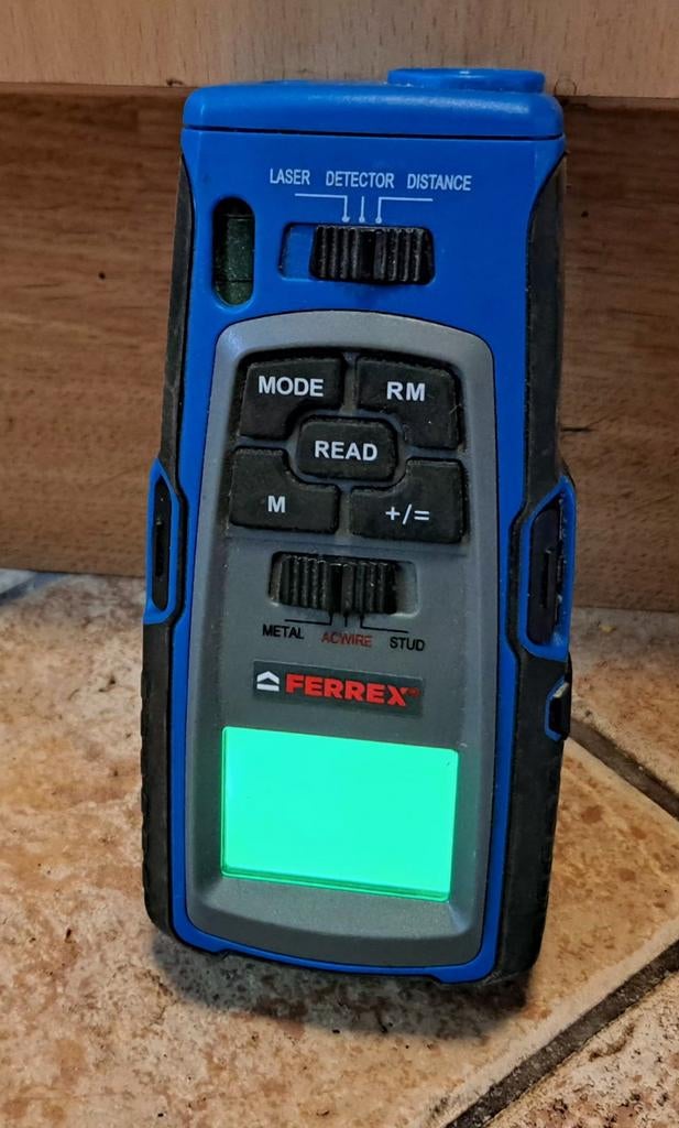 Blauwe Ferrex meetapparaat, Ophalen of Verzenden, Nieuw, Afstand
