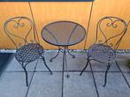 2 BISTRO TUIN/TERRASSTOELTJES - Kettler, Tuin en Terras, Tuinstoelen, Ophalen, Gebruikt, Metaal
