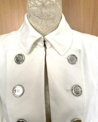 Burberry London jasje maat 40 [v], Kleding | Dames, Jasjes, Kostuums en Pakken, Maat 38/40 (M), Wit, Nieuw, Ophalen of Verzenden