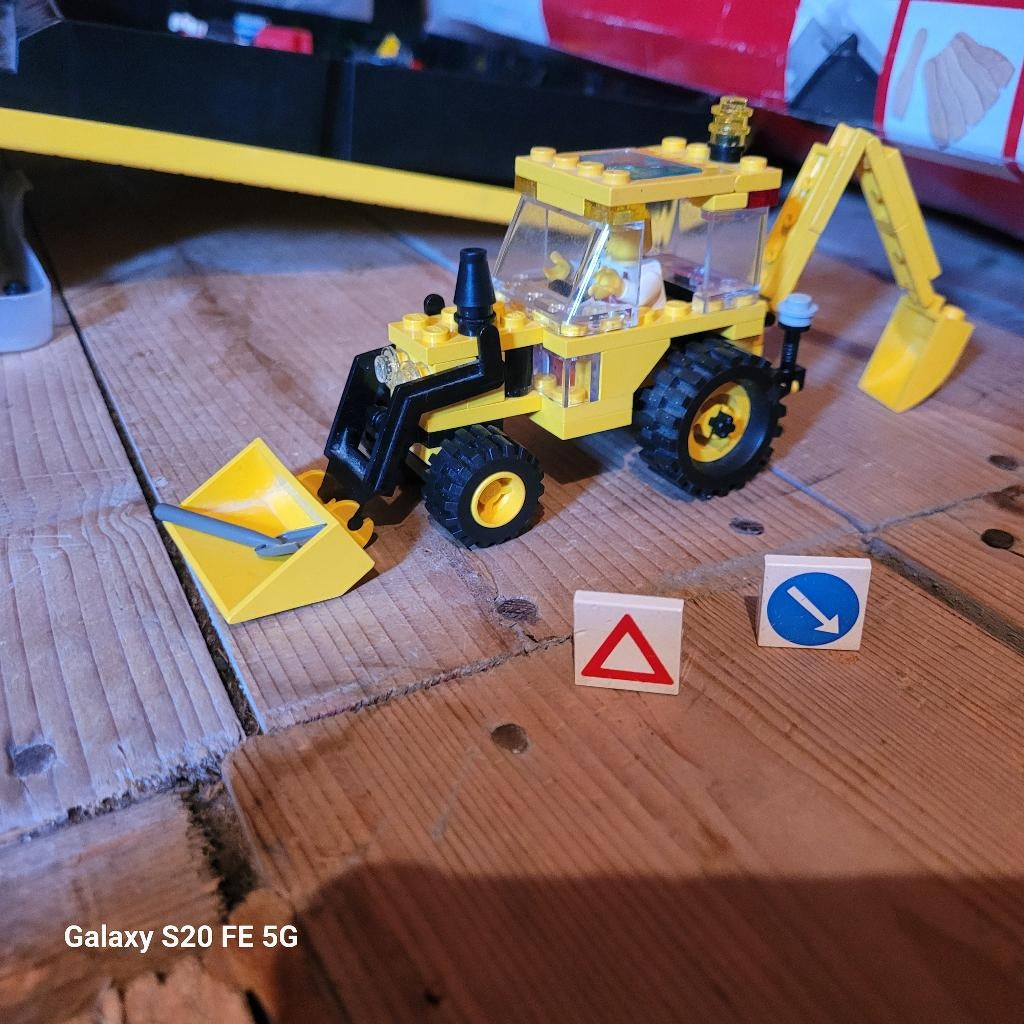 Lego tractor backhoe 6662, Kinderen en Baby's, Speelgoed | Duplo en Lego, Compleet, Gebruikt, Lego, Ophalen of Verzenden