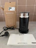 Nespresso Aeroccino 3, NIEUW. Zwart, in verpakking, Witgoed en Apparatuur, Melkopschuimers, Ophalen of Verzenden