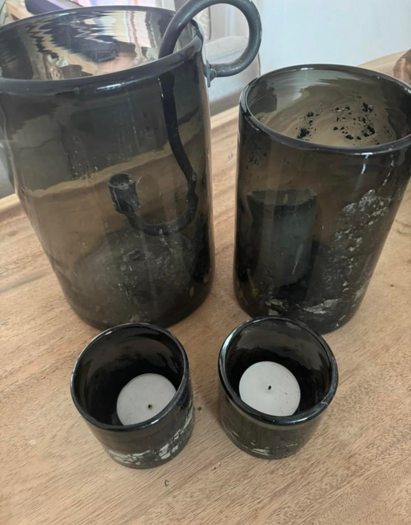 Bubble windlichten, Ophalen of Verzenden, Zo goed als nieuw