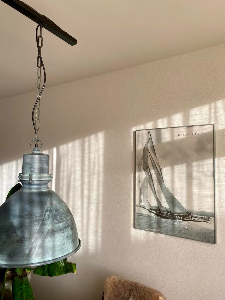 Industriële hanglampen, Ophalen, Gebruikt, Metaal, 75 cm of meer