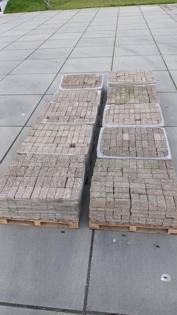 Betonklinkers 55 m², Ophalen, Gebruikt, Klinkers, 10 m² of meer