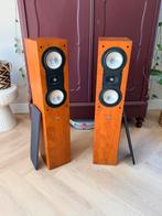 Elac FS108.2 walnoot vloerstaanders luidsprekers, Overige merken, Ophalen of Verzenden, Zo goed als nieuw, 120 watt of meer