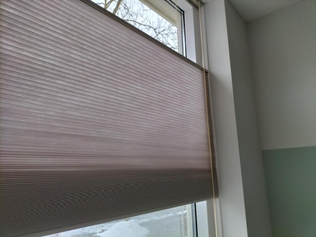 Plissegordijn Top down Bottom, Ophalen, Beige, Nieuw, 200 cm of meer