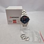 WENGER Herenhorloge terragraph, analoog kwarts || Nu €89,99, Ophalen of Verzenden, Zo goed als nieuw, Zwart, Android