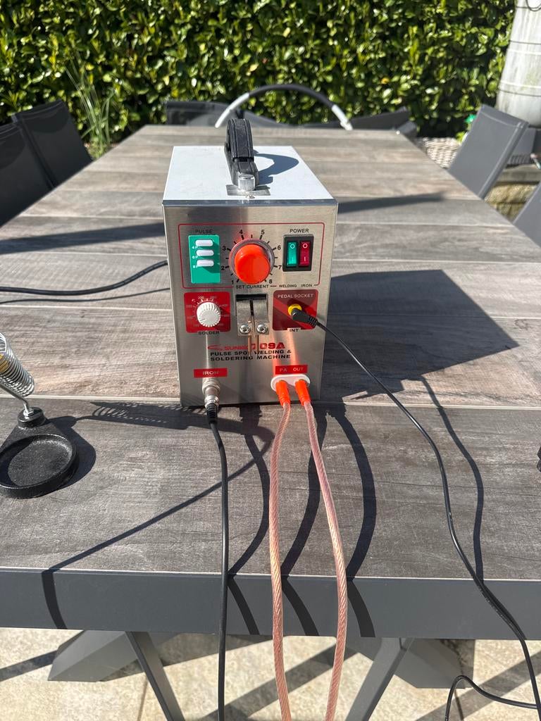 Hoppa Pulse Spot Lasapparaat - Puntlasmachine, Doe-het-zelf en Verbouw, Ophalen of Verzenden, Zo goed als nieuw, Minder dan 150 ampère