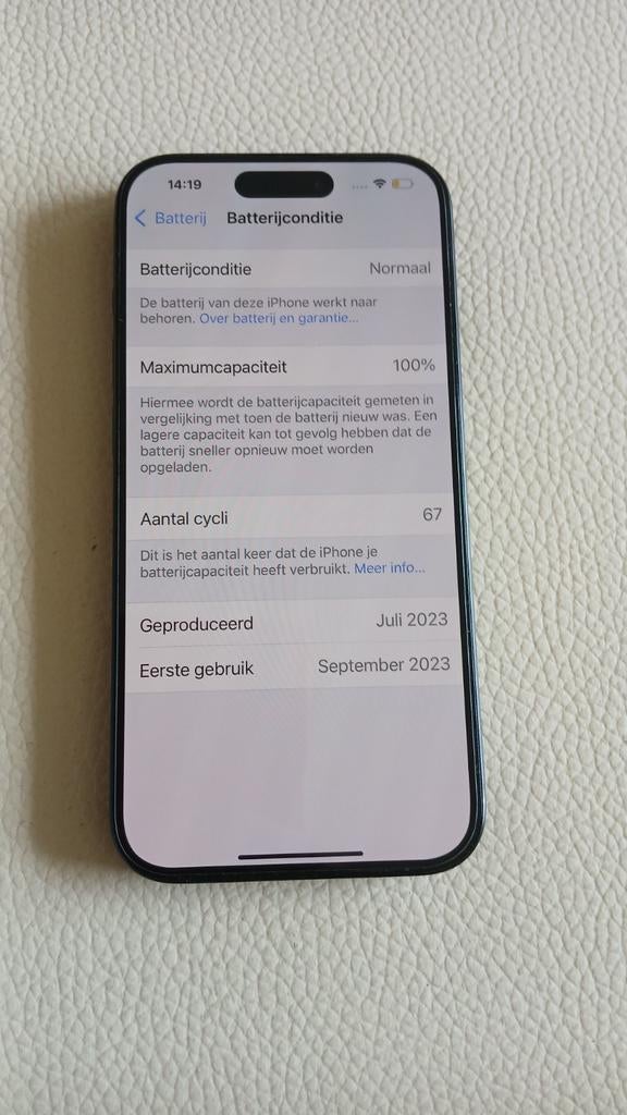 Iphone 15pro 128gb, Telecommunicatie, Mobiele telefoons | Apple iPhone, 128 GB, Blauw, Ophalen of Verzenden, Zo goed als nieuw
