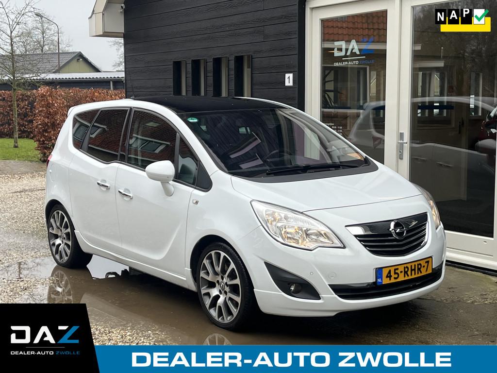 Opel Meriva 1.4 Turbo Cosmo 140Pk/Ecc/Leer/Navi/Pano, Auto's, Voorwielaandrijving, Euro 5, 15 km/l, Gebruikt