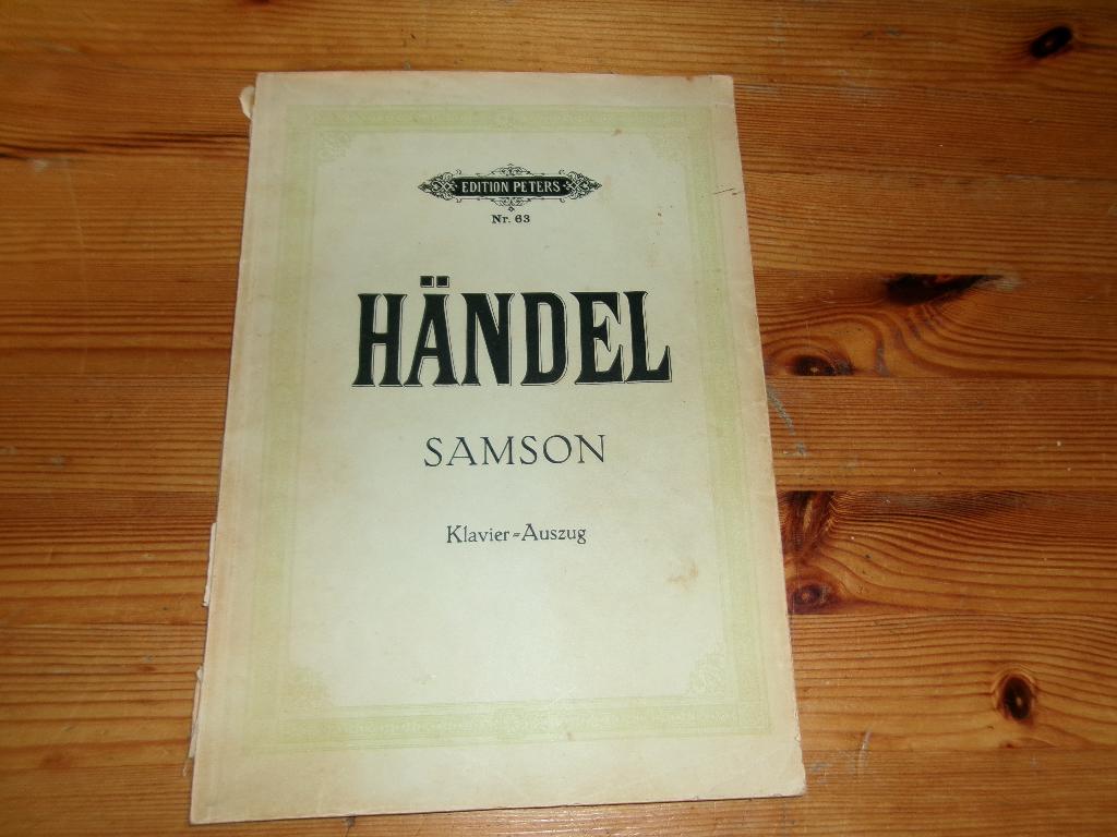 Handel - samson oratorium, Klassiek, Ophalen of Verzenden, Artiest of Componist, Gebruikt