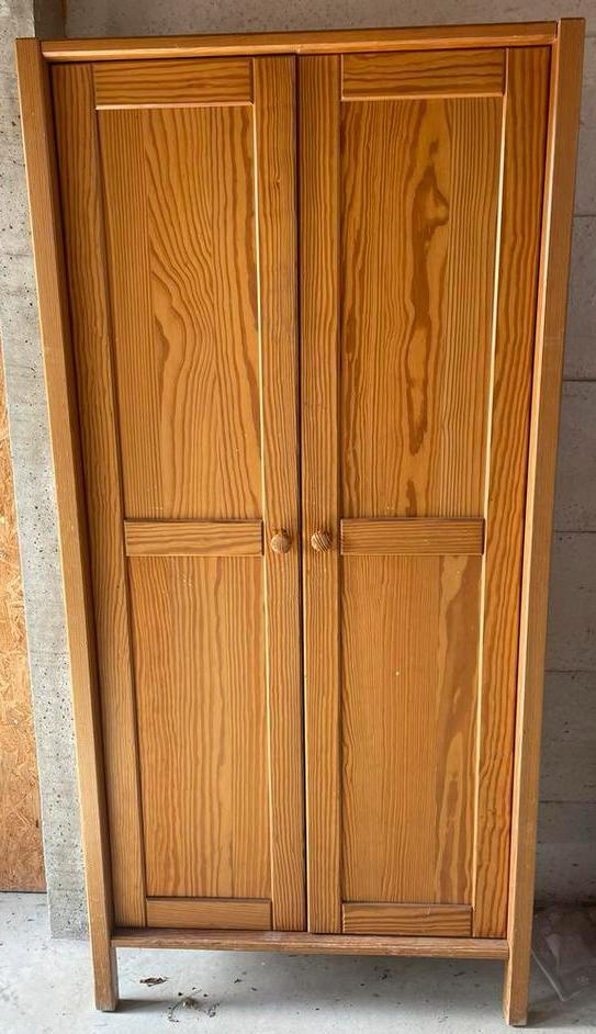 Grenen kast, Ophalen, Gebruikt, 50 tot 100 cm, 150 tot 200 cm