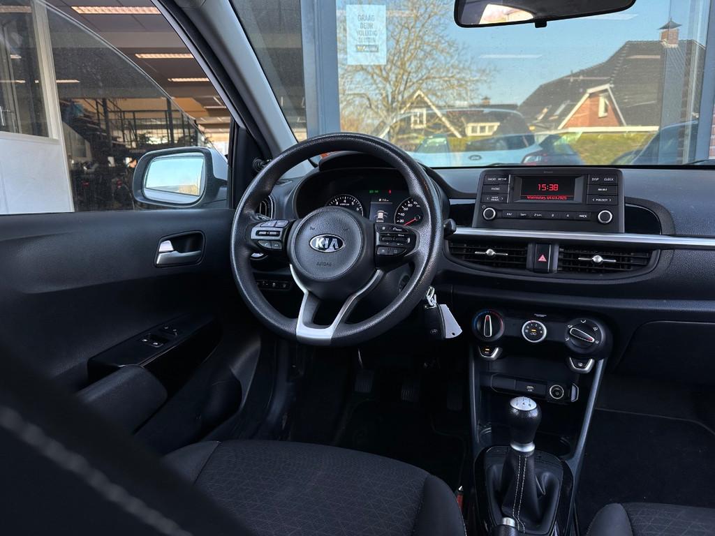 Kia Picanto 1.0 DPi | ComfortLine 5-Drs | Airco | Cruise, Auto's, Voorwielaandrijving, Gebruikt, 4 stoelen, Wit