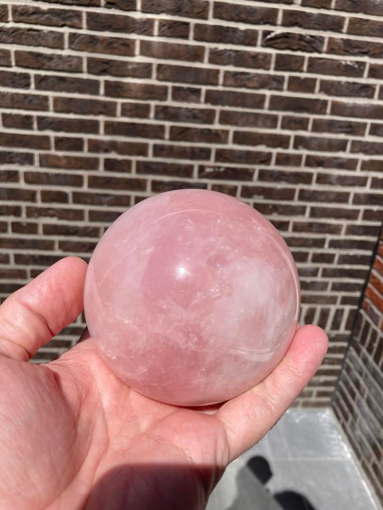 Rozenkwarts Bol, Ophalen of Verzenden, Mineraal