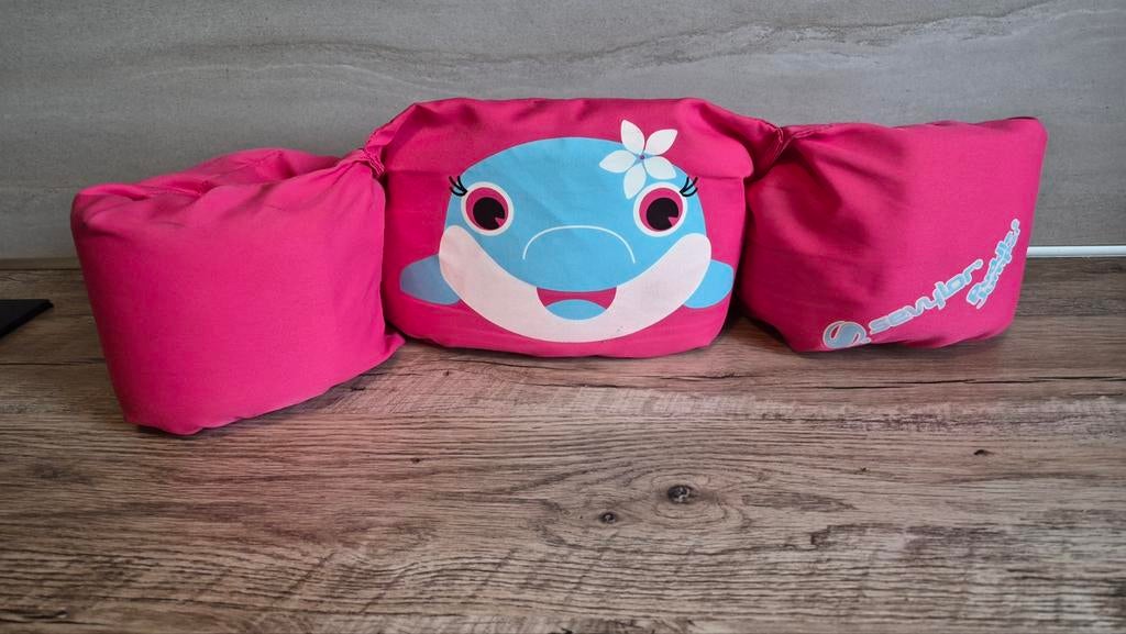 Sevylor Puddle Jumper Dolfijn Zwembandjes 15-30kg, Kinderen en Baby's, Ophalen of Verzenden, Zo goed als nieuw