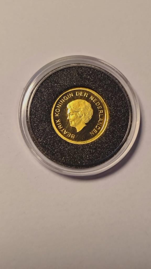 Aruba 10 florin 2005 Death of Queen Juliana goud, Postzegels en Munten, Munten | Nederland, Koningin Beatrix, Losse munt, Goud