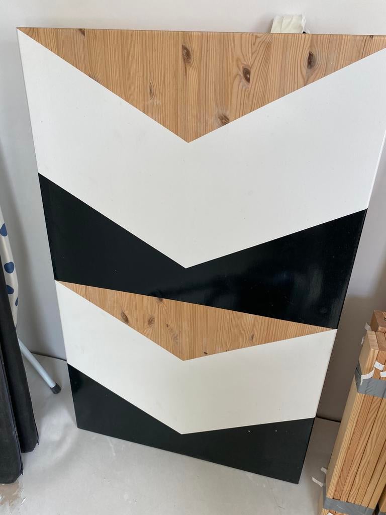 Te koop IKEA Ingo tafel + 4x Frosta krukjes Vintage, Ophalen of Verzenden, Zo goed als nieuw, Rond, 50 tot 100 cm