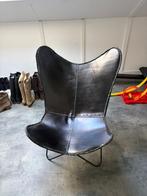 Nette vlinderstoel, Huis en Inrichting, Stoelen, Ophalen, Zo goed als nieuw, Zwart, Eén
