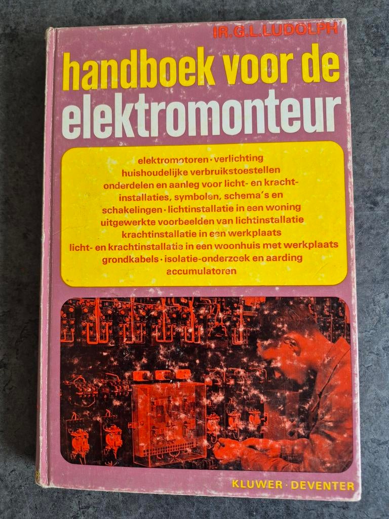 Handboek voor de elektromonteur 1970, Ophalen of Verzenden, Alpha, Gelezen, HBO