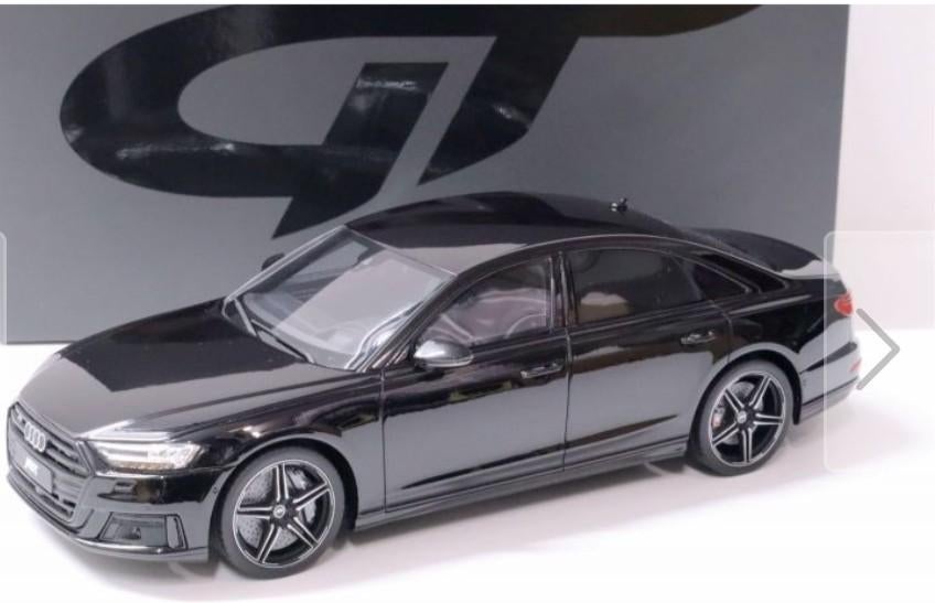 1:18 Audi A8 ABT S8 uit 2020 Night Black GT Spirit 999 stuks, Hobby en Vrije tijd, Modelauto's | 1:18, Nieuw, Auto, Overige merken