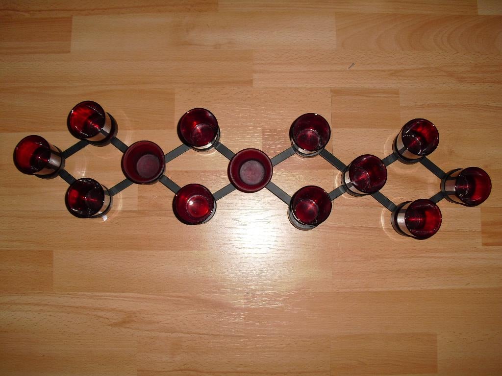 TE KOOP NIEUWE HARMONICA MET WAXINE LICHTJES, Ophalen, Zo goed als nieuw, Overige materialen, Minder dan 25 cm