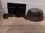 Lot ww2, Verzamelen, Ophalen of Verzenden, Landmacht, Duitsland, Helm of Baret