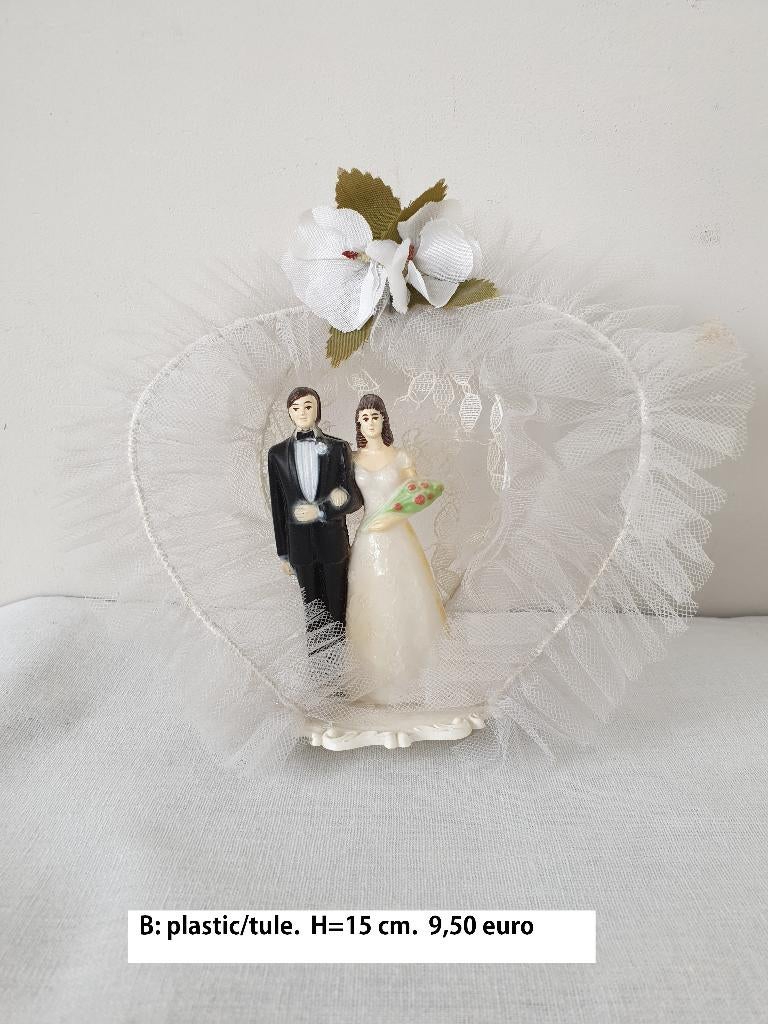 6  bruidspaar taarttoppers en 1 kinderfeest taarttopper., Hobby en Vrije tijd, Taarten en Cupcakes maken, Ophalen of Verzenden