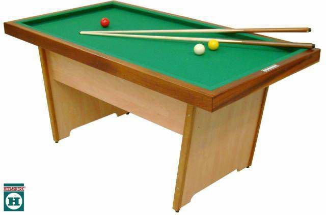 Biljarttafel Heemskerk195x95 cm inclusief ballen en keu's, Ophalen, Gebruikt, Biljarttafel