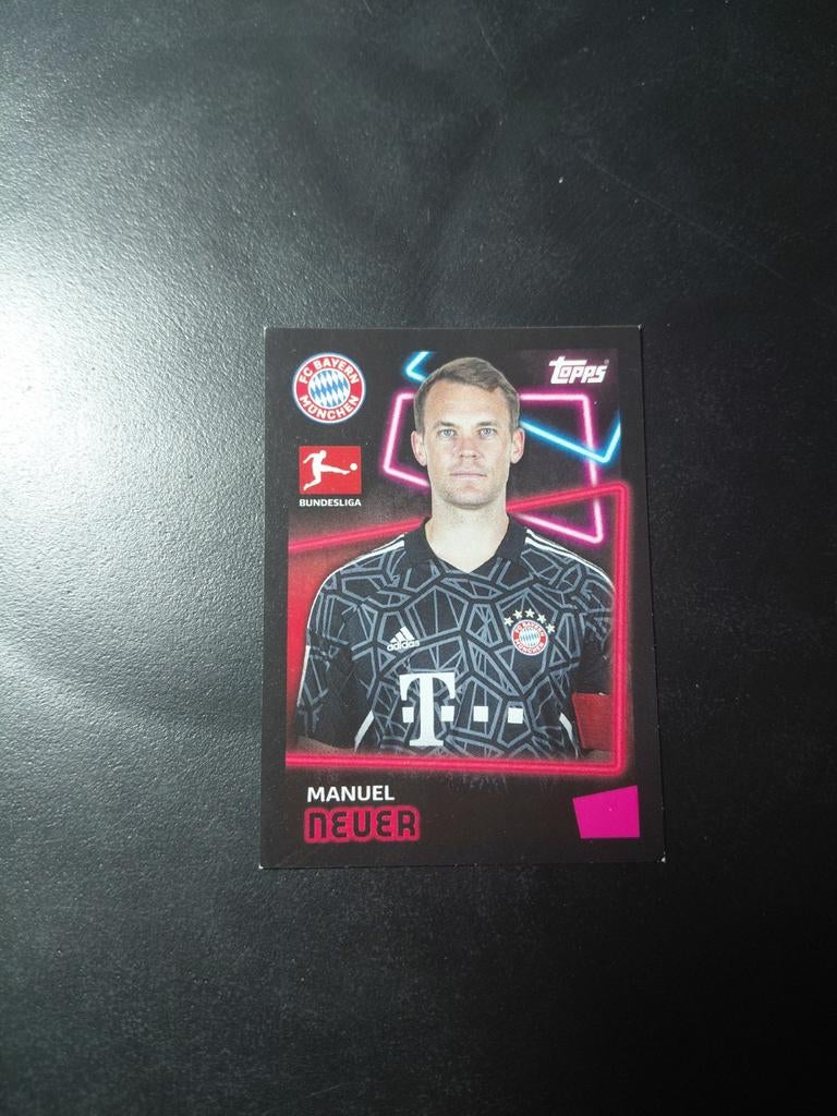 Manuel neuer (bayern munchen) topps bundesliga, Ophalen of Verzenden, Nieuw, Buitenlandse clubs, Spelerskaart