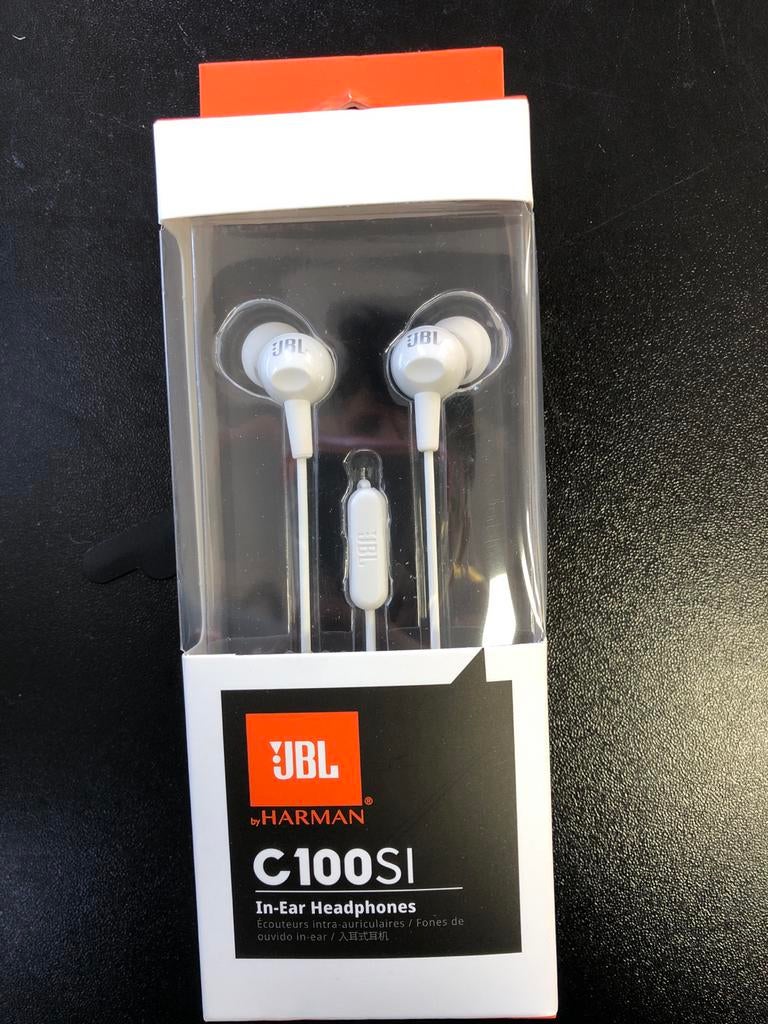 JBL C100SI In-Ear Koptelefoon - Nieuw in verpakking, G, G, Nieuw, Op oor (supra aural)