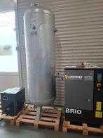 5,5kW schroefcompressor met 500ltr ketel en droger NIEUW, Ophalen, Nieuw, 400 tot 800 liter/min, Geluidgedempt