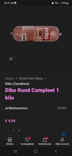 Dibo rund 1 kg vers vlees kvv actie !!, Ophalen, Hond