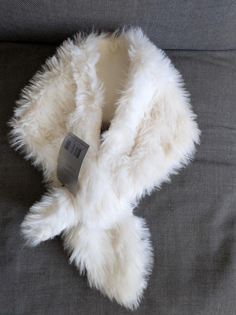 Bontje off white sjaal - Nieuw en ongedragen, Kleding | Dames, Ophalen of Verzenden, Nieuw, Sjaal