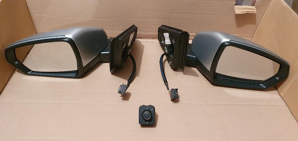 VW Polo AW, set spiegels met knipperlicht, incl. schakelaar, Ophalen of Verzenden, Gebruikt, Volkswagen