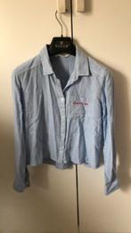 Blauwe gestreepte blouse H&M mt 152, Ophalen of Verzenden, Zo goed als nieuw, Meisje, Overhemd of Blouse