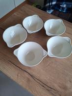 5x Boerenbont schaaltjes/ soepkommen, Gebruikt, Ophalen of Verzenden, Kom(men), Aardewerk