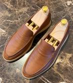 Loro Piana Summer Walk Hazelnoot Bruin Leer maat 36, Bruin, Ophalen of Verzenden, Espadrilles of Moccasins, Gedragen