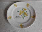 Bord 18 cm. Gele Brem Libelle Exclusief Marjolein Bastin, Ophalen of Verzenden, Zo goed als nieuw, Bord(en), Overige stijlen