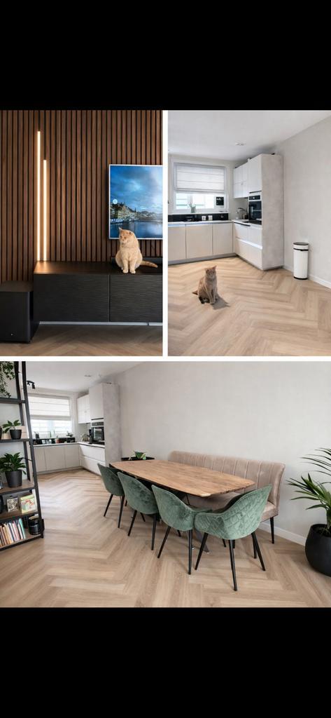 40m² Visgraat PVC vloer – Beige eiken – Nieuw – Plak PVC, Huis en Inrichting, Stoffering | Vloerbedekking, Nieuw, Beige, 50 tot 75 m²