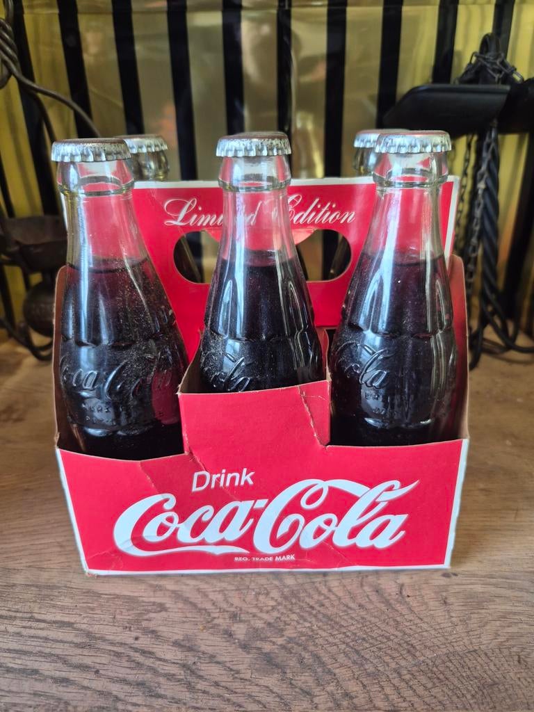 Coca-Cola Limited Edition Mini Flesjes - 6-pack, Ophalen of Verzenden, Gebruikt, Gebruiksvoorwerp