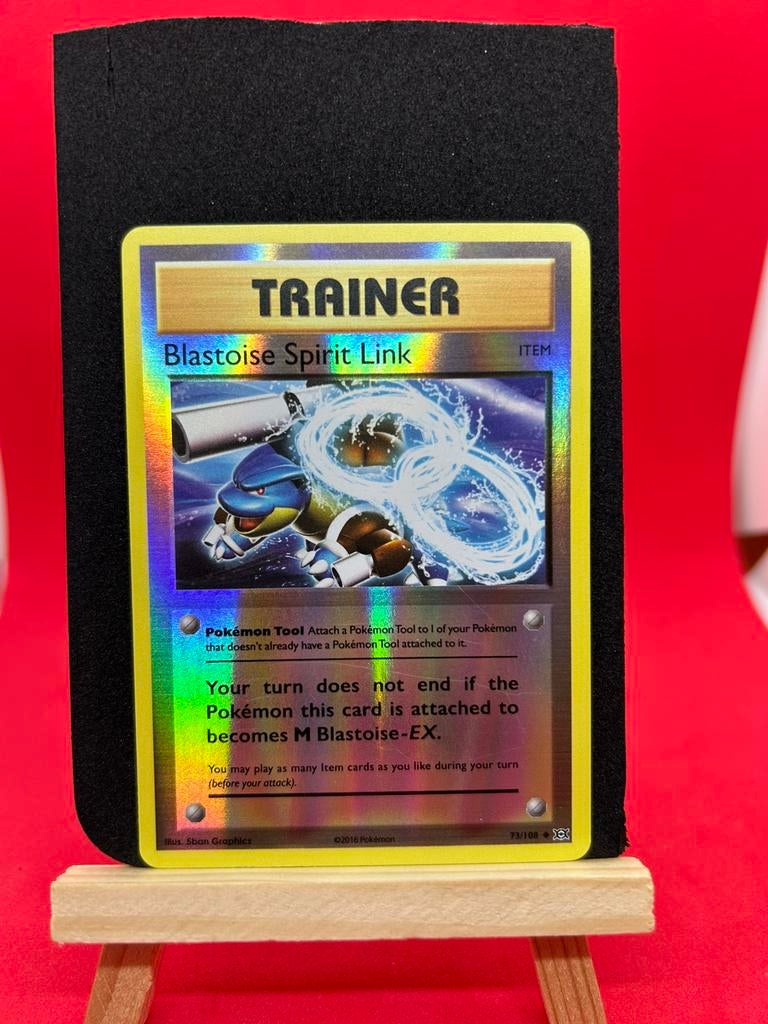 Pokémon Blastoise Spirit Link Reverse Holo 73/107, Hobby en Vrije tijd, Verzamelkaartspellen | Pokémon, Ophalen of Verzenden, Zo goed als nieuw